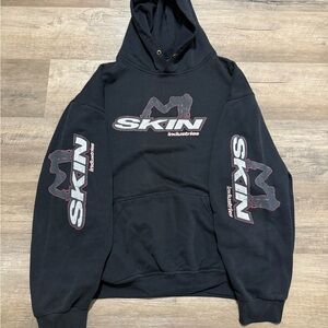 Vintage Y2K Skin Industries Pullover Hoodie